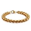 13mm Cuban Chain For Men Women 21cm Stainless Steel Fashion Link Chain Wristband Jewellry