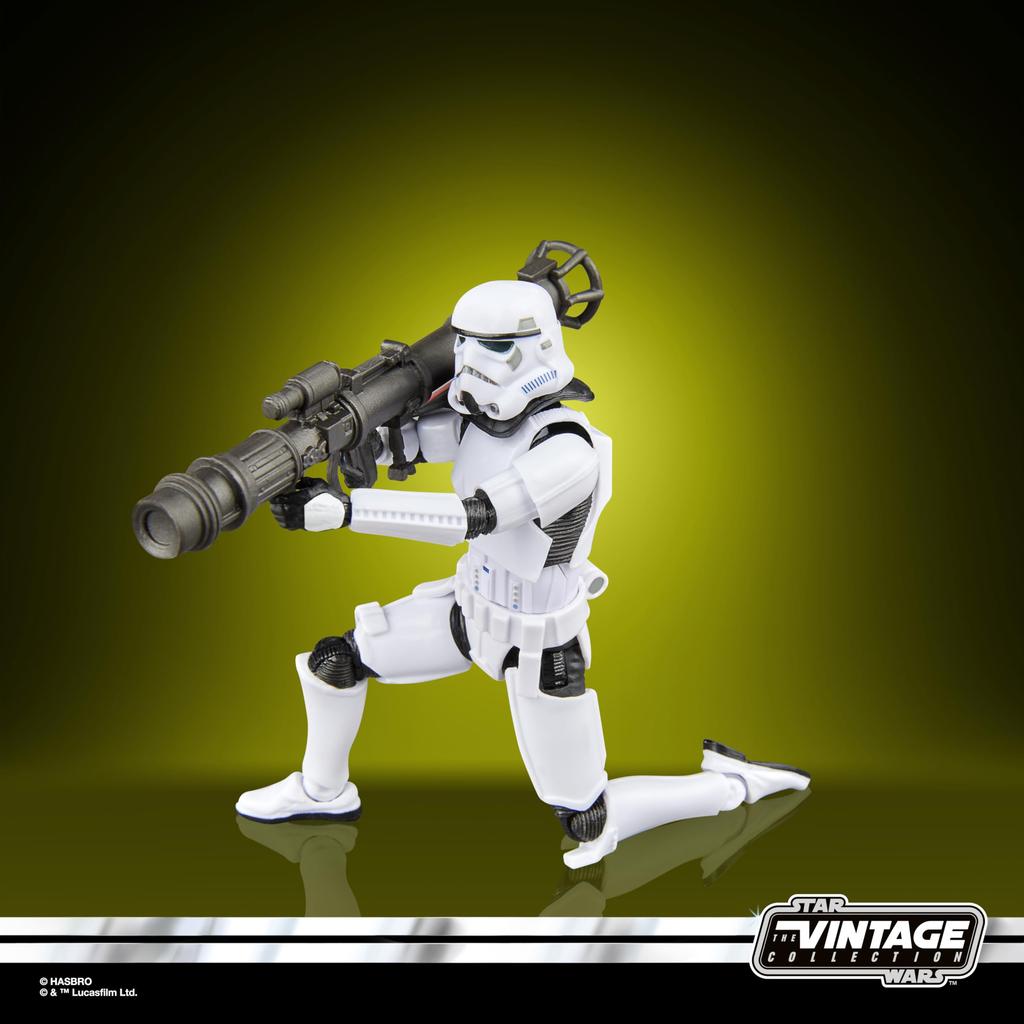 Hasbro Коллекция Звездные Войны Винтаж Штурмовик с Ракетной Установкой, Звездные Войны Джедай: Фигурка коллекционная 'Выживший' Премиум 9.5 см G0917, Оригинальная