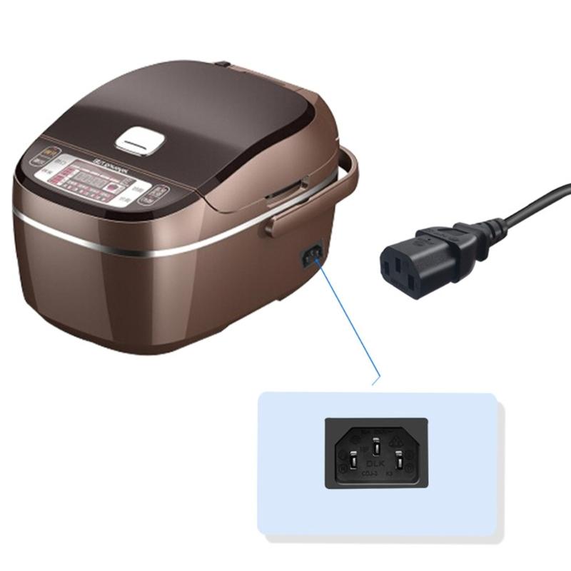IEC320 C14 Right Angle To C13 Power Cord 30cm 60cm For Desktop UPS Server 2500W