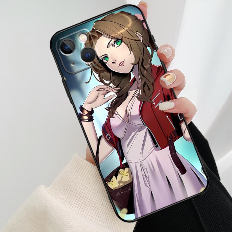 Чехол для телефона Aerith Gainsborough Final Fantasy для iPhone 11 12 13 14 15 16 Pro Max Mini X XR XS Max Plus Чехол Funda