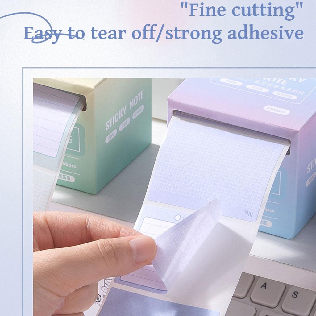100 цветных клейких заметок с отрывным креплением для учащихся, полностью самоклеящиеся, для заметок, канцелярские принадлежности для школы и офиса.