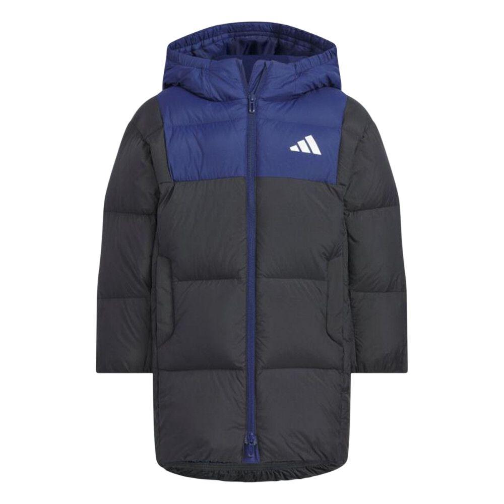 adidas Хлопковая куртка спортивная с капюшоном на молнии, цветной блок, с коротким рукавом, детские куртки KB5124