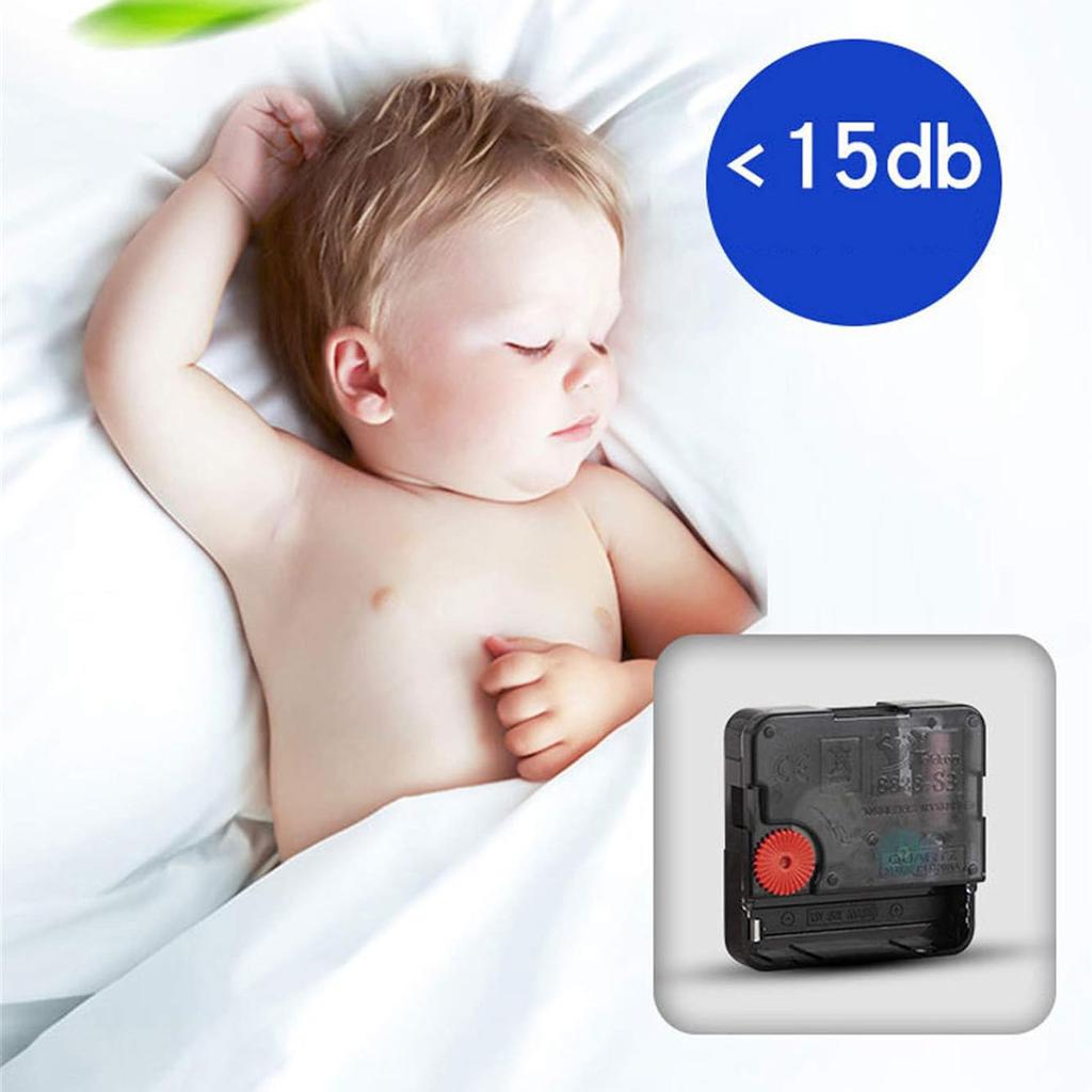 Digital Wall Clock with Low Noise, 30cm/12inch Lightning & Thunder Wall Clock Quartz Clock Quiet Silent Simple Clock for Home Decor Children Room