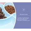 Миска для домашних животных, разделительная конструкция, многофункциональная, не содержащая бисфенол А, кошачья вода, еда, миска для кормления домашних животных