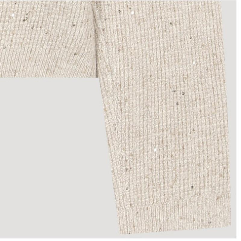 She S miSS Glitter Pocket Round Neck Cardigan SSkcdo41110 Ot