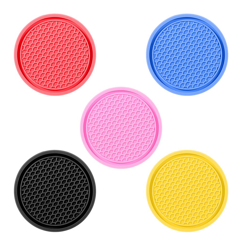 Auto Cup Holder Insert Coaster Flower Teacup Car Cup Mat Drink Coaster Coaster Car Coasters
