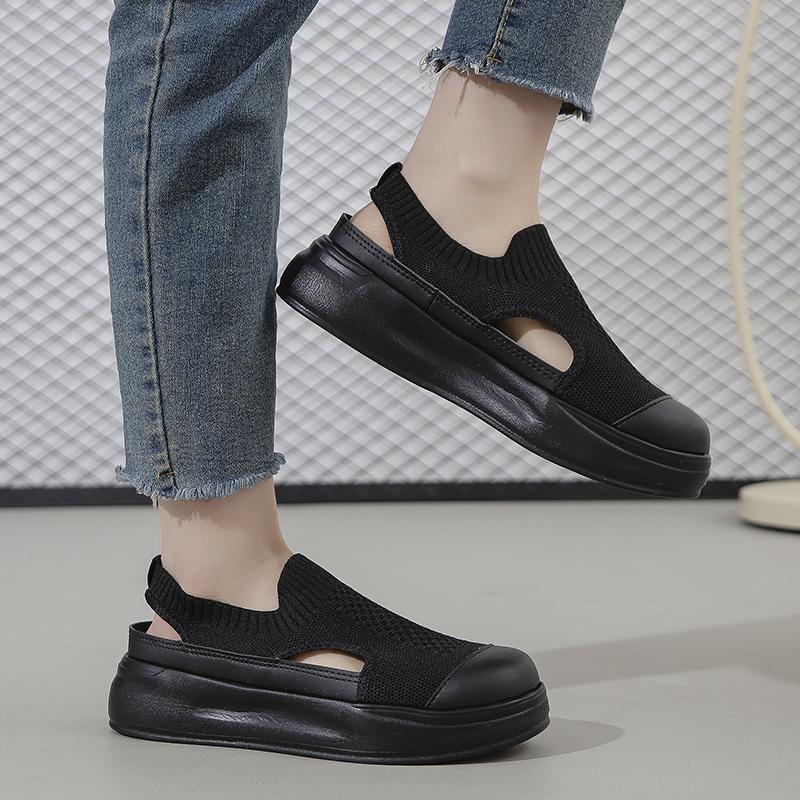 Woman Shoes 2025 Platform Summer Walking Lightweight Mesh Outdoor Sneakers Breathable Tennis Comfortable Casual Walking Shoes