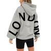 Unisex Oversized Hooded Sweatshirt With Cartoon Print Pocket Long Sleeve Casual Top Teens Adults