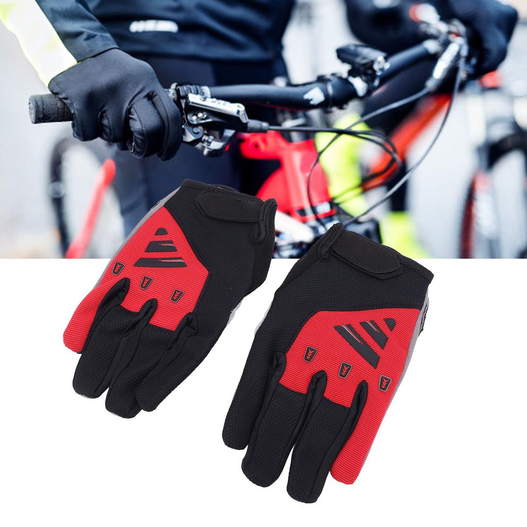 1 пара перчаток для велоспорта, противоскользящие, амортизирующие, легкие, с полным пальцем, для езды на сенсорном экране