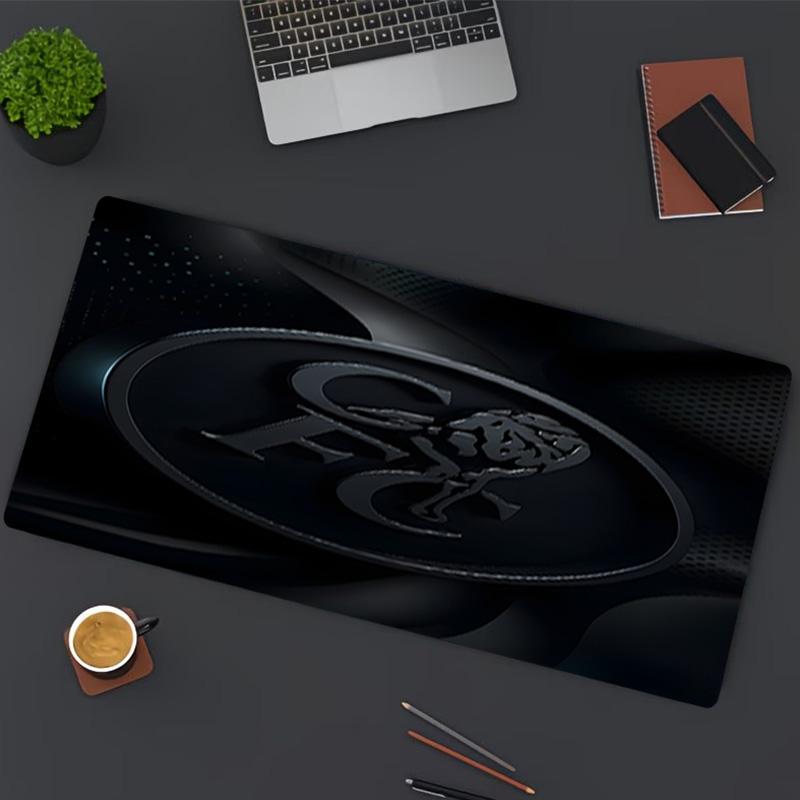 football club F.C Print Mouse Pad, for Keyboard Pad Laptop PC Mat for Office Home Use, Desk Decor, Perfect Birthday Gift for Gamers