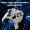 PlayVital Stellar Mecha Silicone Protective Cover for Xbox Elite Series Grip Protector with 2 Thumb Grip Caps and Mechanical Black 2, Non-Slip