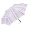 Waterfront Folding Umbrella Rain Umbulatio Lightweight Automatic Sheer Stripe Pink Nectar 55cm Automatic with One Hand Press Lightweight Umbrella
