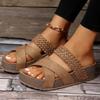 Fashion Fashion Flatform Cork Sandals Women Summer 2024 Non Slip Platform News Slippers Female Thick Bottom Outdoor Slides Shoes Woman