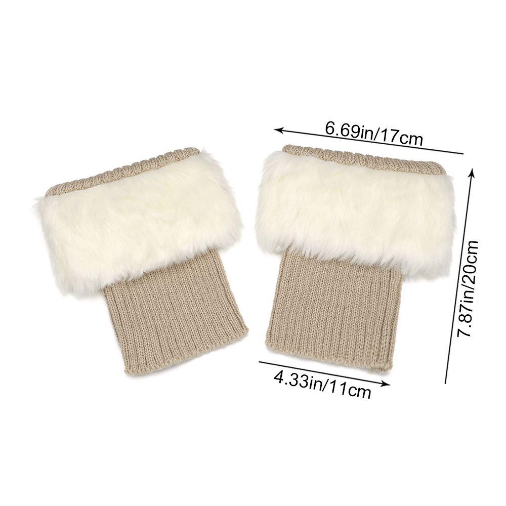 New Girls Women Boot Socks Leg Warmers Socks Boot Warmers Knitting