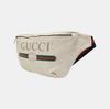 [Pre-Owned] Gucci Vintage Logo Print Leather Belt Bag 'White' - Good #18AYDI