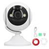 Pan Tilt Security Camera WiFi 1080P Full Color Night Vision Motion Detection Ultra HD Fisheye 155 Degrees