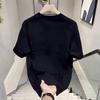 Модный бренд Мужская футболка с коротким рукавом из чистого хлопка Модная универсальная футболка с круглым вырезом для мужчин и женщин Мужская
