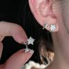 Новые роскошные серьги-гвоздики с жемчугом и кристаллами неправильной формы, изысканные серьги-гвоздики с цирконием для женщин, модные украшения, аксессуары для вечеринок