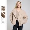 She Tu Stylish Short Double-faced Wool Coat