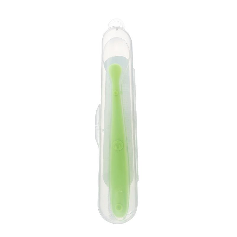 Pa Babette Silicone Baby Spoon - Soft, All-Silicone Feeding Tableware for Children