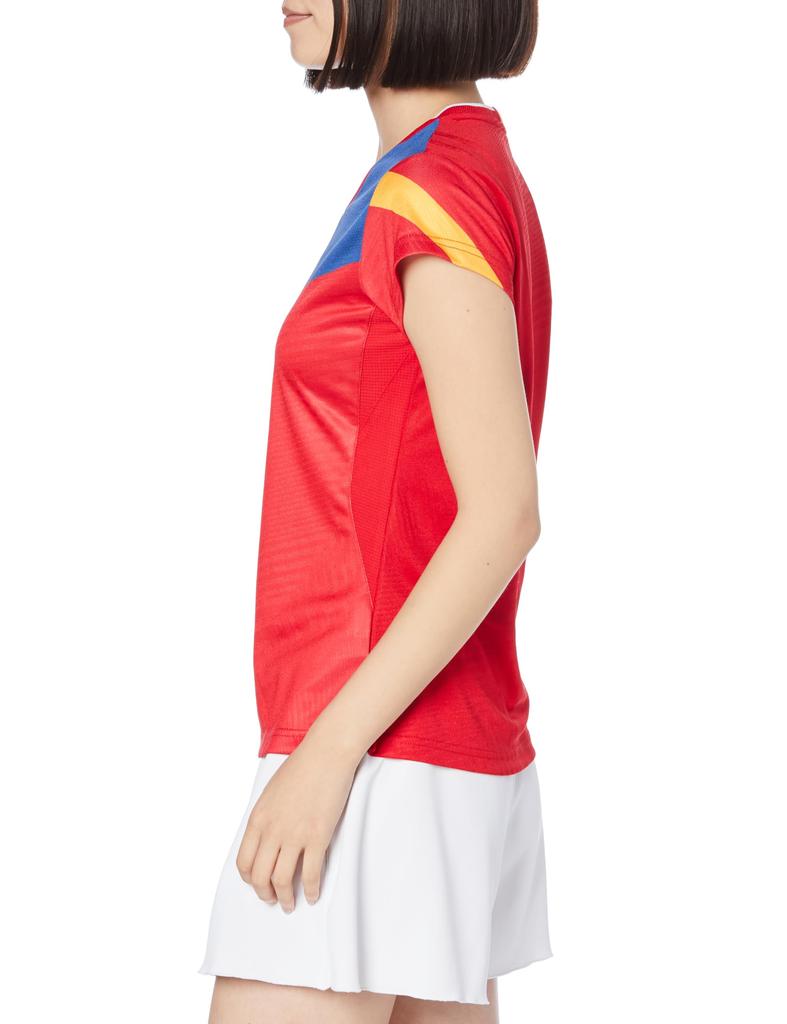 Yonex Игровая футболка с коротким рукавом Рубиново-красная S Женская, (338)