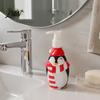 Hand Soap Dispenser 350ML Christmas Dispenser, Santa Claus Tree Penguin Shape Refillable Countertop Bottle, Plastic Empty Pump Bottle for Soap, Lotion