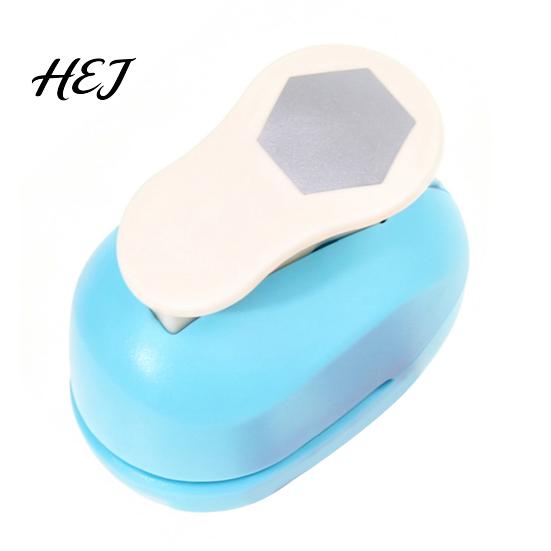 Ergonomic Paper Punch Hexagon for Crafts, Professional Hole Puncher, Scrapbook Metal Shape Puncher DIY Arts Cardboard, Greeting Cards Heavy Duty