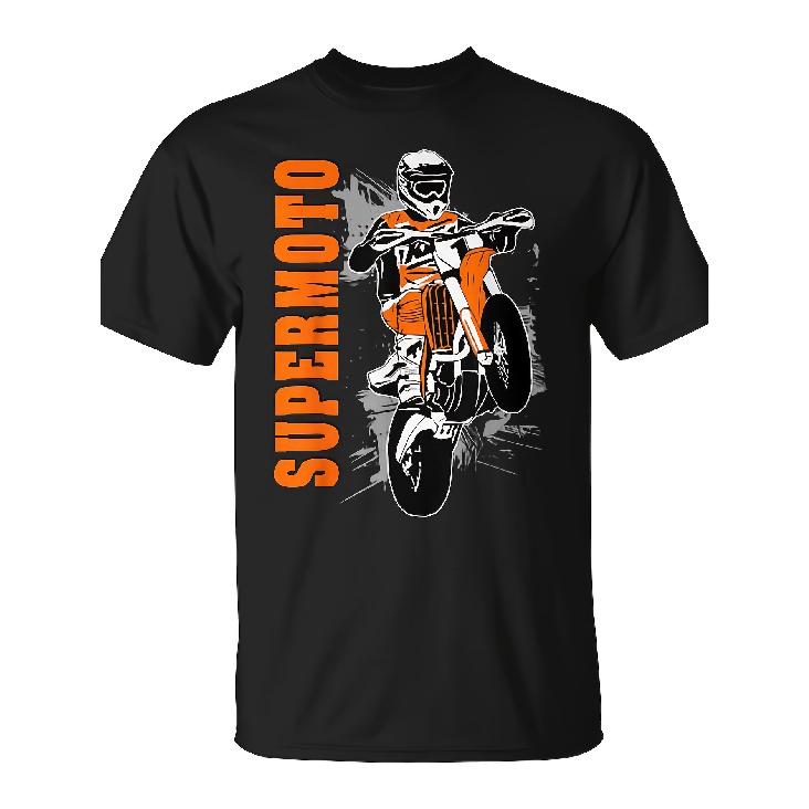 Supermoto Supermotard Enduro Motocross T-Shirt - Perfect Gift