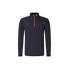 Golf Series Color Block Elite Polo Long Sleeve T-Shirt Men Tops Legendary-Blue A11M415202F-NV