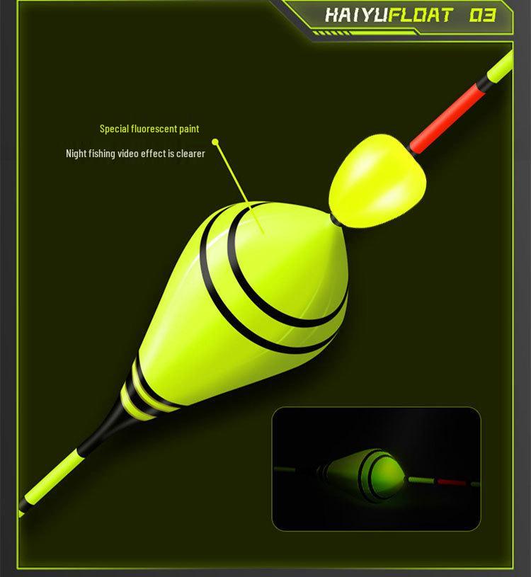 Ультракороткая трава Дыра Нано Поплавок для Карася с Утолщенным, Привлекающим Внимание Дизайном