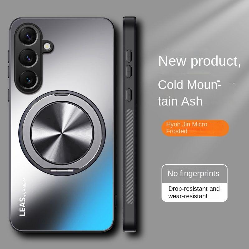 Для Samsung Galaxy S24FE S24 Plus чехол жесткий матовый с кольцом магнитный защитный чехол для Samsung S24 S23 S22 21 Ultra
