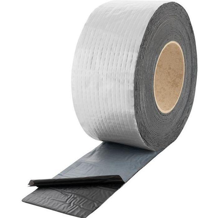 Ruban D'étanchéité - Poppstar - 10 M X 75 Mm - Aluminium - Résistant À L'eau - Adhésif Fort