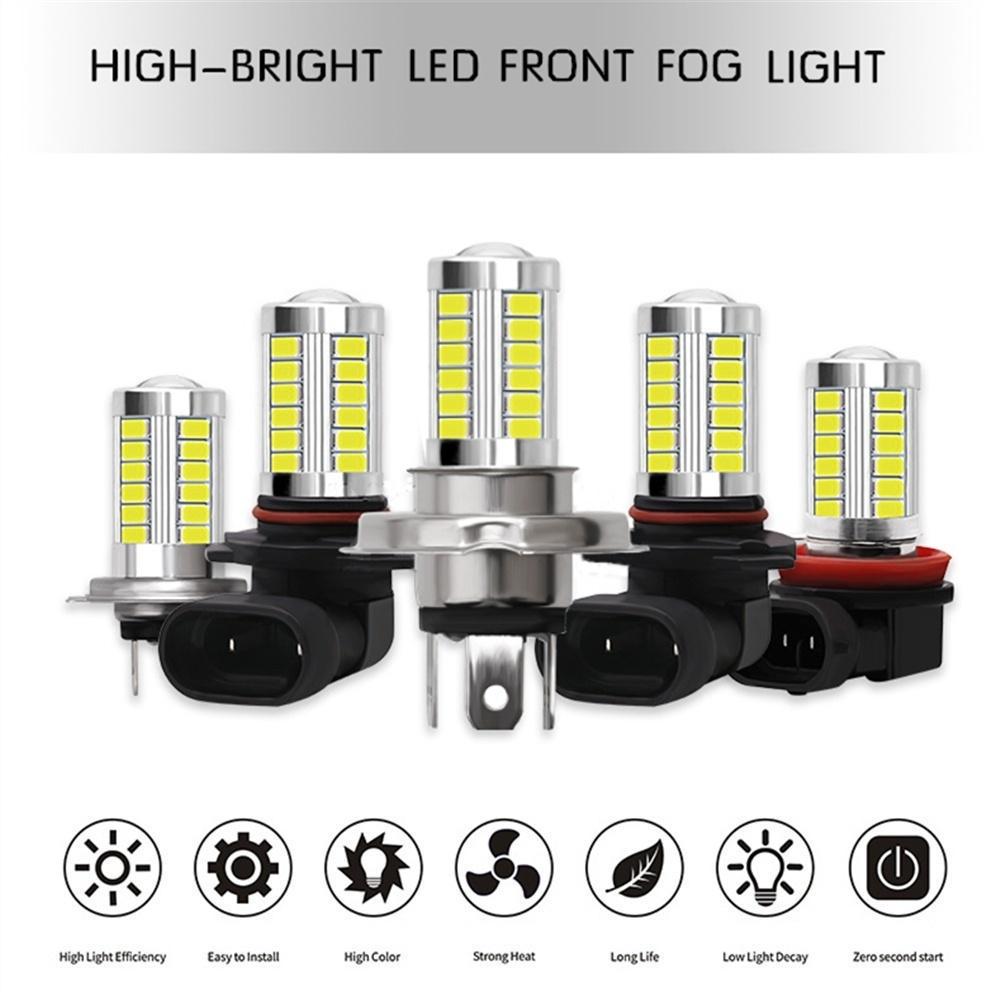 2 шт./лот H4 H11 9006 9007 H7 H11 Автомобильная светодиодная лампа 5630 33SMD лампы дальнего света светодиодные лампы
