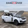 1/32 Range Rover Sports SUV Модель автомобиля из сплава Литые металлические внедорожники Моделирование моделей автомобилей Звук и свет Детские игрушки Подарки