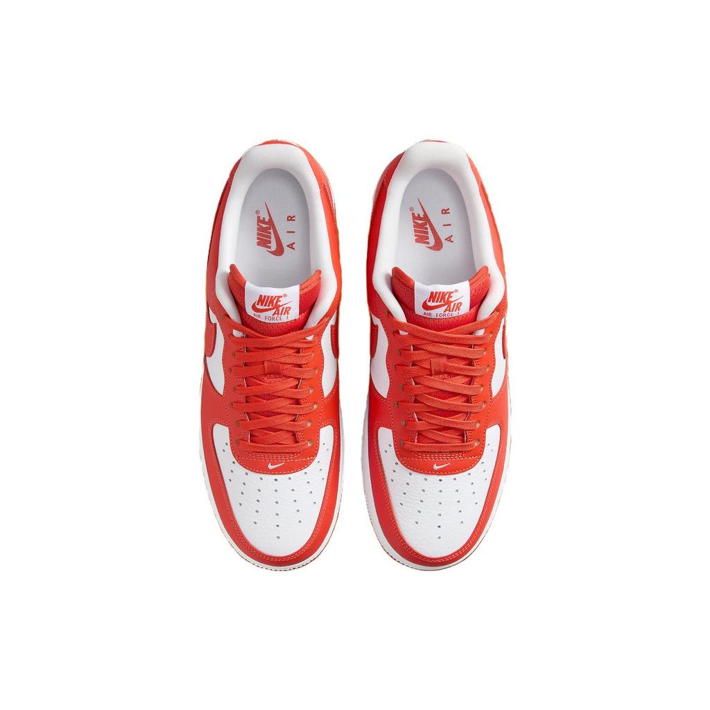 Nike Мужские кроссовки Air Force 1 07 Cosmic Clay оранжево-белые FZ4627-800