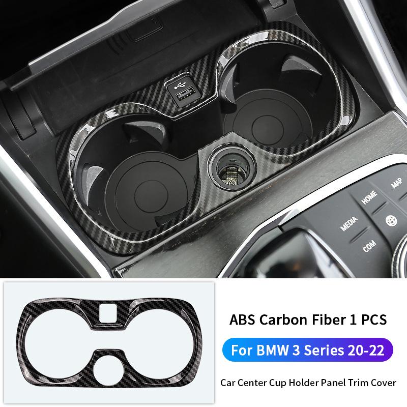 Для BMW 3 серии G20 19-22 цвет углеродного волокна, центральная панель переключения передач, декоративная крышка, панель рычага переключения передач, отделка