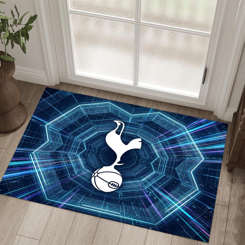 Дизайн Tottenham Hotspur Кристальный Велюровый Ковер Уютный Не?Нескользящий ковер с принтом для спальни, гостиной, прихожей