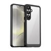 For Samsung Galaxy S25+ Phone Case WANLONFENG XC Series TPU Acrylic Cover with Tempered Glass (Big Lens Hole)