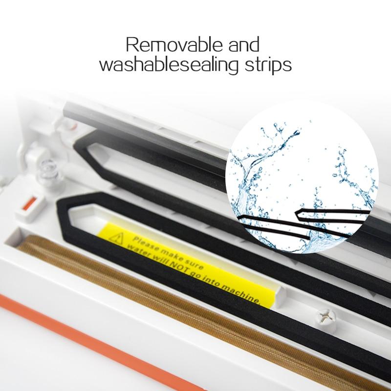 Упаковочная машина для запечатывания 220 В Бытовая вакуумная упаковочная машина для пищевых продуктов Упаковщик для запечатывания пленок Вакуумная упаковочная машина