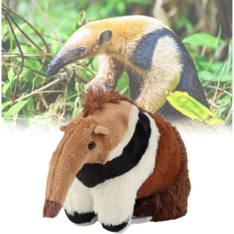 New Arrival Adorable Anteater Plush Toy Realistic Design Perfect Gift