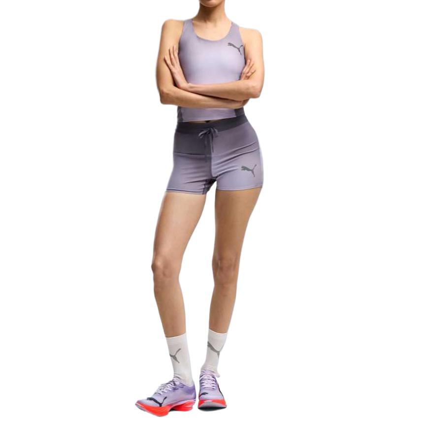 Puma W Lightspeed 3 Aop Быстросохнущие Влагоотводящие Спортивные Шорты Женские шорты 528991-35