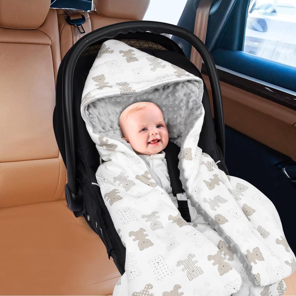 Bebamour Пеленка для прогулок с ребенком, защита от холодной погоды для новорожденных, принадлежности, многофункциональное одеяло, одеяло, ветровка, (лев)