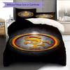 49ers logo Pattern Bedding Home Decoration Birthday Gift ( 1 duvet cover + 2 pillowcase, without core),fan merchandise.