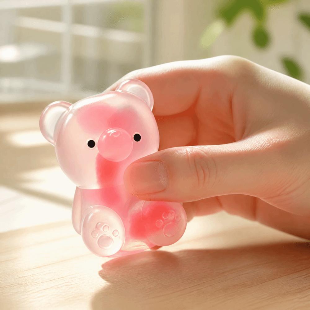 Colorful Little Bear Squeeze Toy Slow Rebound Slow Rising Toy Bear Fidget Toy Birthday Party Favor
