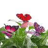 Ornaments Yard  Simulation Color Artificial Butterfly with Rods Garden Decoration Fake Butterflies