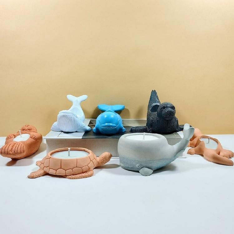 Формы для свечей в виде черепахи, формы из смолы для суккулентов, силиконовые формы для домашнего декора, эпоксидной смолы, цементной глины