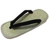 [Edoten] Setta, Made In Japan, Igusa Ame Sole, Non-slip Sandals, Black L