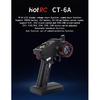 HOTRC Hot rc CT-6A 2.4GHz 6CH 6 Channels One-handed Control Radio Transmitter Remote Controller For RC Toy Car Boat Drone Parts