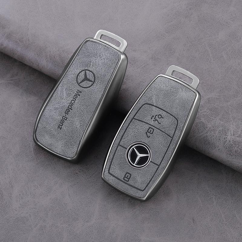 PZQ2 Fashion Car Remote Key Case Cover Shell For Mercedes Benz A C E S G Class GLC CLE CLA GLB GLS W177 W205 W213 W222 X167 AMG