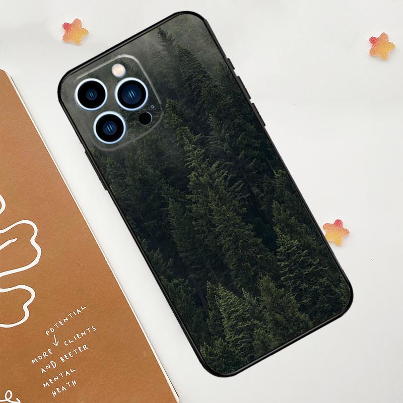 Красивый чехол с изображением горного леса и природы Для iPhone 11 12 13 14 15 16 Pro Max 15 16 Plus 13 12 Mini X XS XR